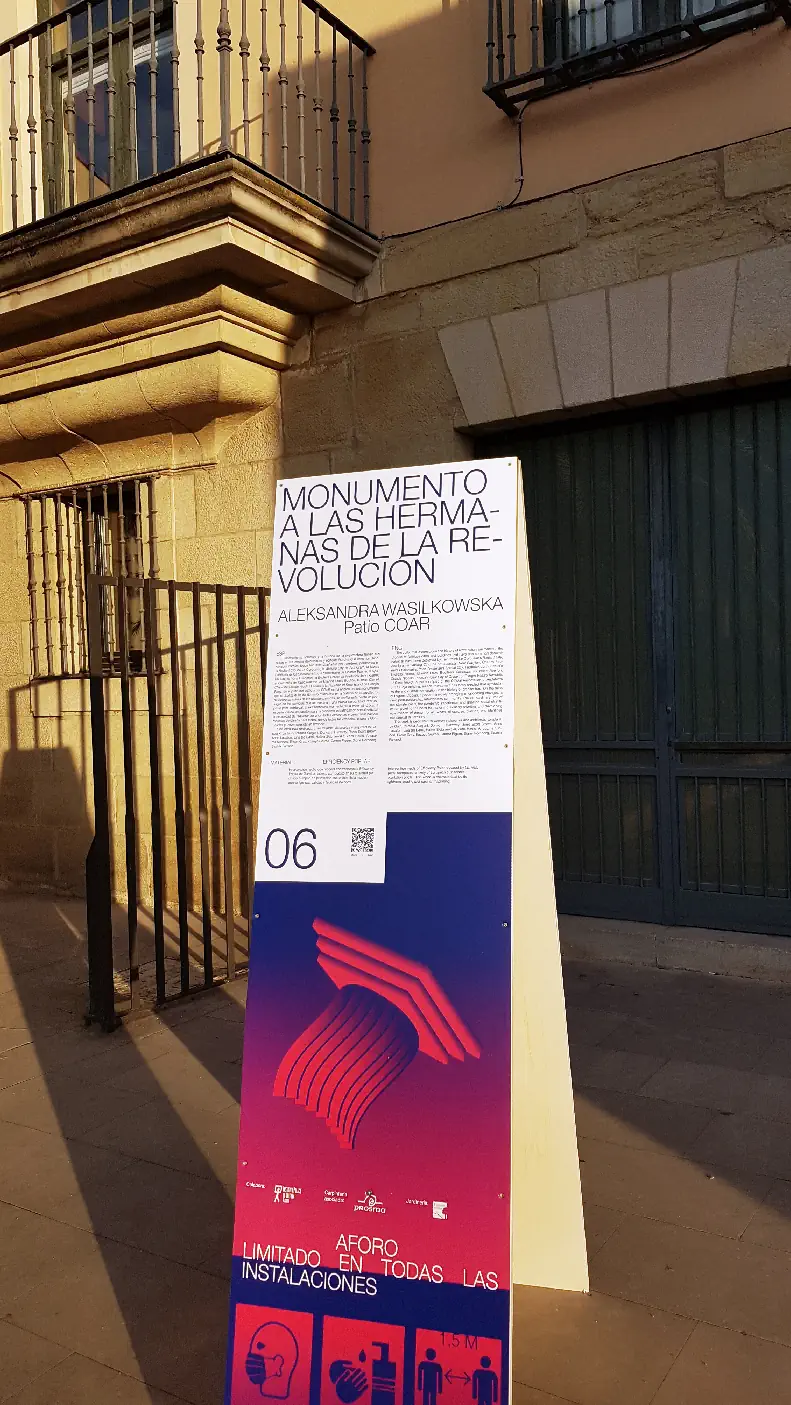 Gráfica expositiva Concéntrico 07 en espacio - Casao-Terrazas